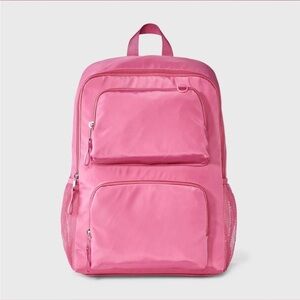 Art Class Pink Two Pocket Backpack